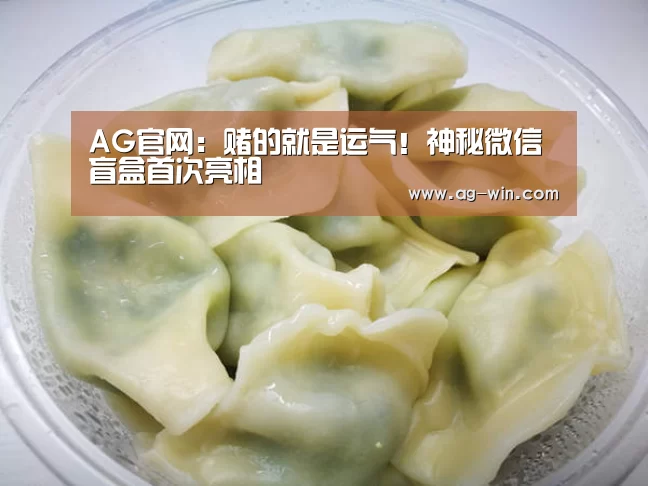 AG官网:赌的就是运气!神秘微信盲盒首次亮相(图3) AG娱乐